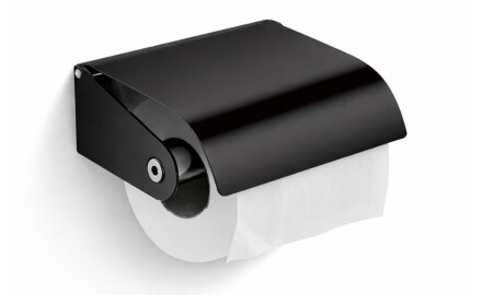 Portarrollos de papel higiénico / negro mate