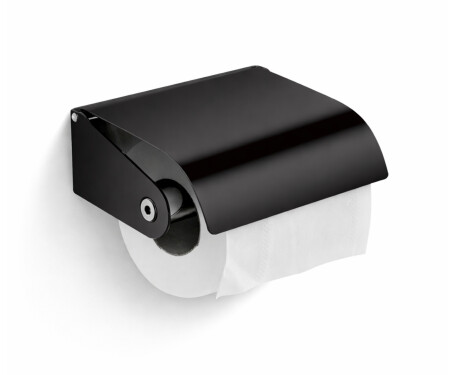 Portarrollos de papel higiénico / negro mate