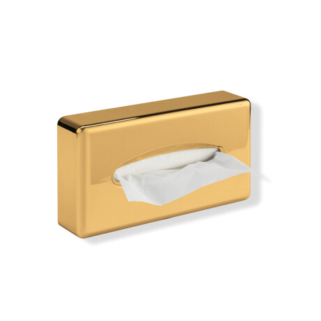 Dispensador de pañuelos de papel / ABS dorado brillante #1