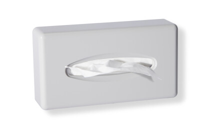 Dispensador de pañuelos de papel / ABS blanco brillante