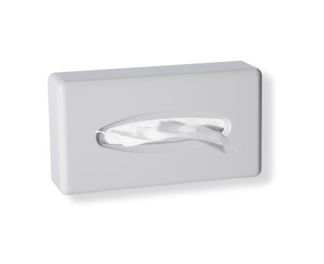 Dispensador de pañuelos de papel / ABS blanco brillante