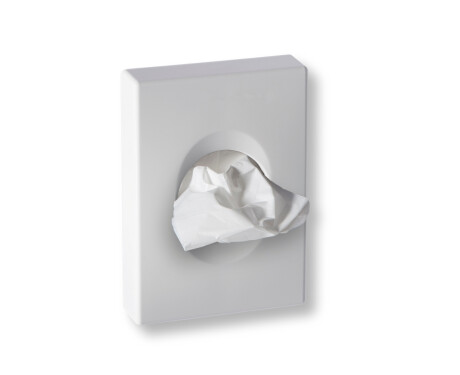 Dispensador de toallitas higiénicas / ABS blanco brillante