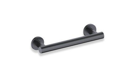 Barra de apoyo para personas con discapacidad, Ø32, recta, PREMIUM - 30 cm / acero inoxidable, negro mate