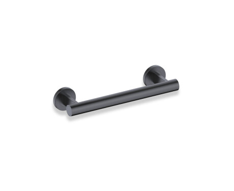Barra de apoyo para personas con discapacidad, Ø32, recta, PREMIUM - 30 cm / acero inoxidable, negro mate