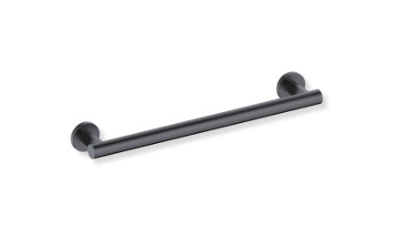 Barra de apoyo para personas con discapacidad, Ø32, recta, PREMIUM - 50 cm / acero inoxidable, negro mate