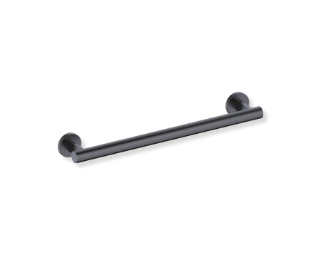 Barra de apoyo para personas con discapacidad, Ø32, recta, PREMIUM - 50 cm / acero inoxidable, negro mate