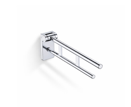 Barra de apoyo para personas con discapacidad, Ø32, abatible, PREMIUM - 60 cm / acero inoxidable pulido
