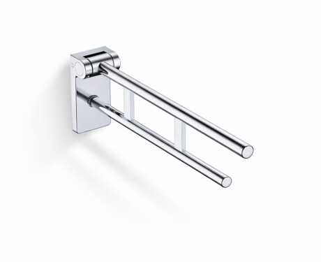 Barra de apoyo para personas con discapacidad, Ø32, abatible, PREMIUM - 70 cm / acero inoxidable pulido