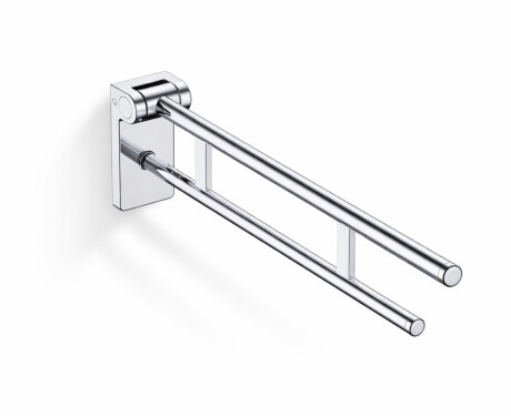 Barra de apoyo para personas con discapacidad, Ø32, abatible, PREMIUM - 80 cm / acero inoxidable pulido