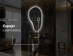 Espejo de baño LED de forma irregular S221 #5