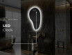 Espejo de baño LED de forma irregular S222 #8