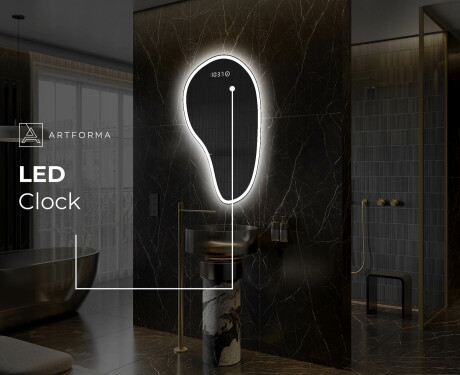 Espejo de baño LED de forma irregular S222 #8