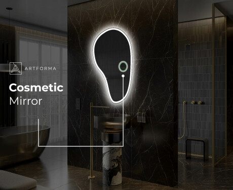 Espejo de baño LED de forma irregular S222 #5