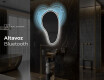 Espejo de baño LED de forma irregular S223 #6