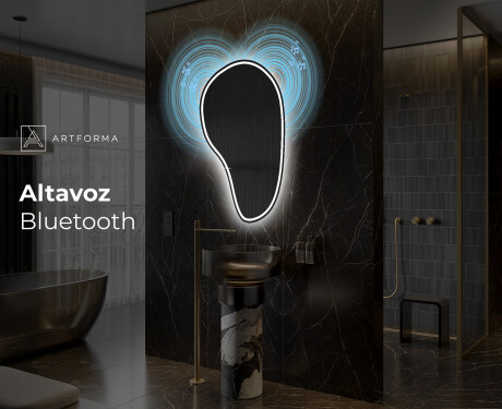 Espejo de baño LED de forma irregular S223 #6