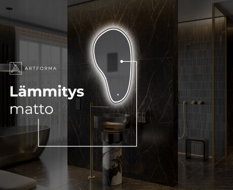 Espejo de baño LED de forma irregular S223 #8