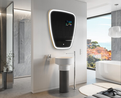 Espejos de baño irregular LED SMART Z222 Google #9