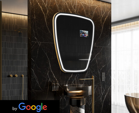 Espejos de baño irregular LED SMART Z223 Google