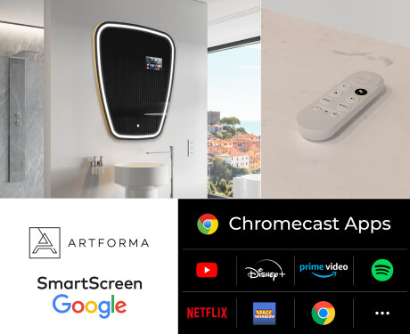Espejos de baño irregular LED SMART Z223 Google #2