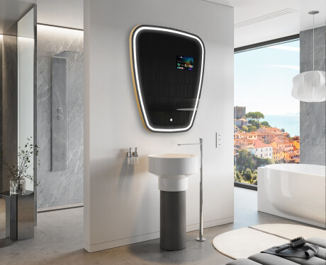 Espejos de baño irregular LED SMART Z223 Google #9