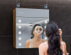 Armario con espejo con luz LED - L06 Emily 66,5 x 72cm #7