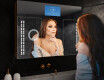 Armario con espejo con luz LED - L55 Sarah 100 x 72cm #10