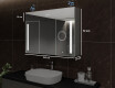 Armario con espejo con luz LED - L02 Emily 100 x 72cm #2