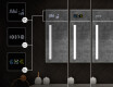 Armario con espejo con luz LED - L02 Emily 100 x 72cm #4