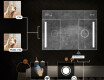 Armario con espejo con luz LED - L02 Emily 100 x 72cm #5