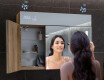 Armario con espejo con luz LED - L02 Emily 100 x 72cm #7