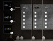 Armario con espejo con luz LED - L03 Emily 100 x 72cm #4
