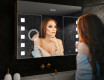 Armario con espejo con luz LED - L03 Emily 100 x 72cm #9