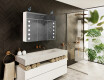 Armario con espejo con luz LED - L06 Emily 100 x 72cm #10