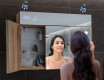 Armario con espejo con luz LED - L06 Emily 100 x 72cm #7