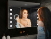 Armario con espejo con luz LED - L06 Emily 100 x 72cm #9