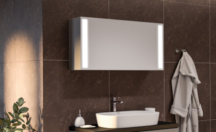 Armario con espejo con luz LED Sofia 100 x 50cm