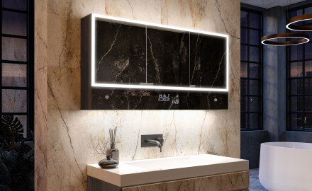 Armario de baño LED Lily - de 3 puertas 100 x 72,5cm