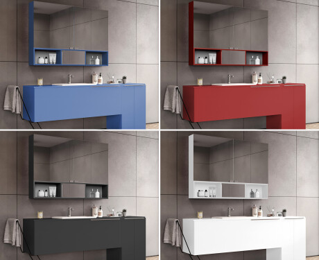 Armario de baño LED Emma - de 2 puertas 100 x 72cm #4