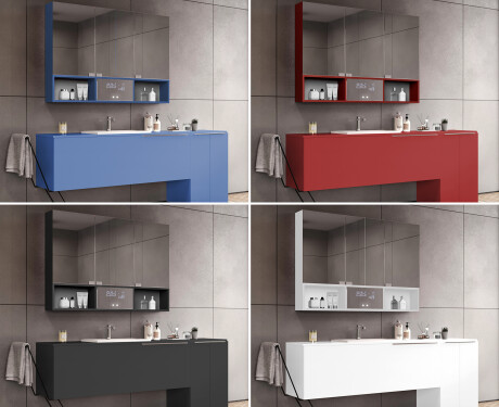 Armario de baño LED Emma - de 3 puertas 100 x 72cm #4