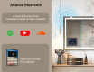 Espejo LED Moderno Redondeado con marco iPad Displine L141 #4