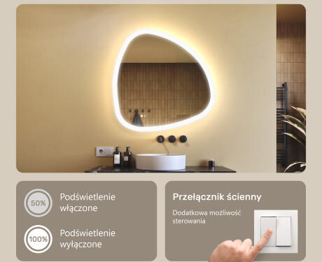 Pantalla LED de 120x70cm con LED de 7000K, LED de 3000K y LED de 4500K. #3