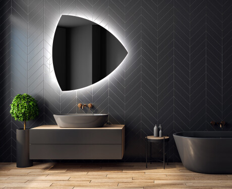 Espejo de baño LED de forma irregular T221 #2