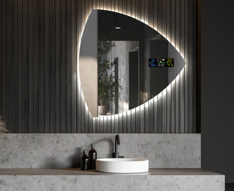 Espejo de baño LED de forma irregular T221 #6