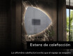 Espejo de baño LED de forma irregular T221 #9