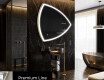 Espejo de baño LED de forma irregular T222 #4