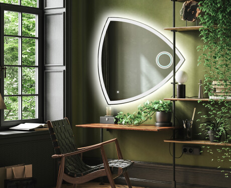 Espejos a medida pared con luz T222 #4