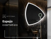 Espejo de baño LED de forma irregular T222 #4