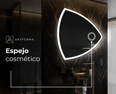 Espejo de baño LED de forma irregular T222 #4