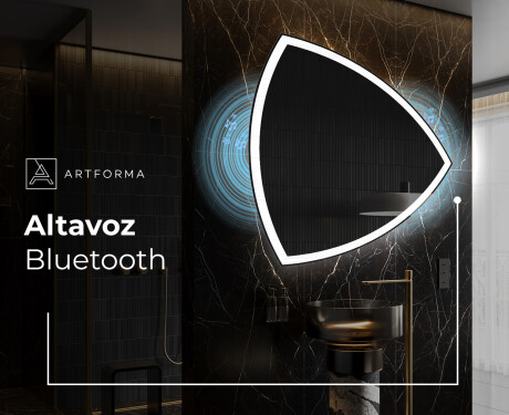 Espejo de baño LED de forma irregular T222 #5