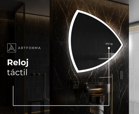 Espejo de baño LED de forma irregular T222 #7